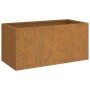 Cortenstahl-Pflanzgefäß 62x30x29 cm von vidaXL, Töpfe und Pflanzgefäße - Ref: Foro24-821556, Preis: 51,13 €, Rabatt: %