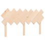 Bed frame with solid wood headboard 140x200 cm by vidaXL, Beds and slatted bases - Ref: Foro24-3193466, Price: 126,18 €, Disc...