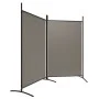 Divider screen with 2 anthracite gray fabric panels 175x180 cm by vidaXL, Room dividers - Ref: Foro24-350260, Price: 26,51 €,...