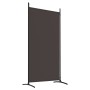 Trennwand mit 2 braunen Stoffbahnen 175x180 cm von vidaXL, Raumteiler - Ref: Foro24-350259, Preis: 35,83 €, Rabatt: %