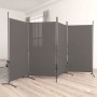 Four-panel room divider in anthracite gray fabric, 346x180 cm. by vidaXL, Room dividers - Ref: Foro24-350264, Price: 49,10 €,...