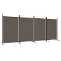 Four-panel room divider in anthracite gray fabric, 346x180 cm. by vidaXL, Room dividers - Ref: Foro24-350264, Price: 49,10 €,...