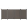 Four-panel room divider in anthracite gray fabric, 346x180 cm. by vidaXL, Room dividers - Ref: Foro24-350264, Price: 49,10 €,...
