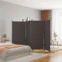 Divider screen with 4 brown fabric panels 346x180 cm by vidaXL, Room dividers - Ref: Foro24-350263, Price: 47,75 €, Discount: %
