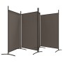 Four-panel room divider in anthracite gray fabric, 346x180 cm. by vidaXL, Room dividers - Ref: Foro24-350264, Price: 49,10 €,...