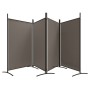 Four-panel room divider in anthracite gray fabric, 346x180 cm. by vidaXL, Room dividers - Ref: Foro24-350264, Price: 49,10 €,...