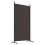 Divider screen with 4 brown fabric panels 346x180 cm by vidaXL, Room dividers - Ref: Foro24-350263, Price: 47,75 €, Discount: %