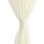 2 Transparent cream curtains 140 x 225 cm by vidaXL, Curtains and curtains - Ref: Foro24-130201, Price: 29,38 €, Discount: %