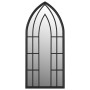 Black iron mirror for indoor use 100x45 cm by vidaXL, Mirrors - Ref: Foro24-3093524, Price: 109,70 €, Discount: %