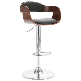 Küchenhocker aus Sperrholz und grauem Stoff von vidaXL, Küchenhocker - Ref: Foro24-287406, Preis: 144,37 €, Rabatt: %