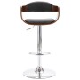 Küchenhocker aus Sperrholz und grauem Stoff von vidaXL, Küchenhocker - Ref: Foro24-287406, Preis: 152,99 €, Rabatt: %