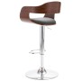 Taburete de cocina madera contrachapada y tela gris de vidaXL, Taburetes de cocina - Ref: Foro24-287406, Precio: 146,89 €, De...