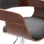 Küchenhocker aus Sperrholz und grauem Stoff von vidaXL, Küchenhocker - Ref: Foro24-287406, Preis: 144,37 €, Rabatt: %