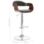 Taburete de cocina madera contrachapada y tela gris de vidaXL, Taburetes de cocina - Ref: Foro24-287406, Precio: 150,15 €, De...