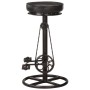 Küchenhocker 2 Einheiten schwarzes echtes Ziegenleder von vidaXL, Küchenhocker - Ref: Foro24-286968, Preis: 206,64 €, Rabatt: %