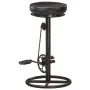 Küchenhocker 2 Einheiten schwarzes echtes Ziegenleder von vidaXL, Küchenhocker - Ref: Foro24-286968, Preis: 202,26 €, Rabatt: %
