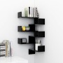 Eckregale aus Holzwerkstoff Wand schwarz 40x40x50 cm von vidaXL, Regale und Regale - Ref: Foro24-807226, Preis: 30,84 €, Raba...
