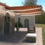 Toldo automático LED sensor de viento naranja marrón 600x350 cm de vidaXL, Toldos - Ref: Foro24-3069695, Precio: 943,12 €, De...