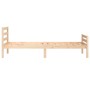 Solid wood bed frame 100x200 cm by vidaXL, Beds and slatted bases - Ref: Foro24-814809, Price: 94,13 €, Discount: %