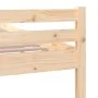 Solid wood bed frame 100x200 cm by vidaXL, Beds and slatted bases - Ref: Foro24-814809, Price: 68,86 €, Discount: %
