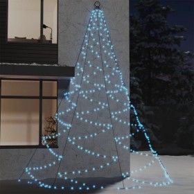 Árbol de pared con gancho metálico 720 LED blanco frío 5 m