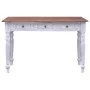 Weißer Schreibtisch aus recyceltem Holz mit Schubladen 117x57x75 cm von vidaXL, Schreibtische - Ref: Foro24-283908, Preis: 25...