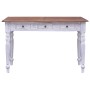 Weißer Schreibtisch aus recyceltem Holz mit Schubladen 117x57x75 cm von vidaXL, Schreibtische - Ref: Foro24-283908, Preis: 26...