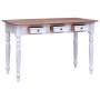 Escritorio con cajones de madera reciclada blanco 117x57x75 cm de vidaXL, Escritorios - Ref: Foro24-283908, Precio: 264,70 €,...
