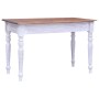 Weißer Schreibtisch aus recyceltem Holz mit Schubladen 117x57x75 cm von vidaXL, Schreibtische - Ref: Foro24-283908, Preis: 26...