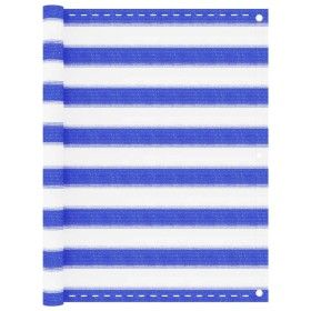 Gelb-weiße HDPE-Balkonmarkise 90x400 cm von vidaXL, Sonnenschirme - Ref: Foro24-310889, Preis: 16,01 €, Rabatt: %