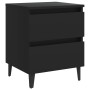 Mesita de noche madera contrachapada negro 40x35x50 cm de vidaXL, Mesitas de noche - Ref: Foro24-805871, Precio: 67,06 €, Des...