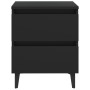 Schwarzer Nachttisch aus Sperrholz, 40 x 35 x 50 cm von vidaXL, Nachttische - Ref: Foro24-805871, Preis: 67,06 €, Rabatt: %