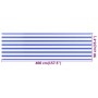 Gelb-weiße HDPE-Balkonmarkise 90x400 cm von vidaXL, Sonnenschirme - Ref: Foro24-310889, Preis: 16,01 €, Rabatt: %