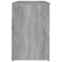 Banco zapatero madera contrachapada gris Sonoma 105x30x45 cm de vidaXL, Zapateros y organizadores de calzado - Ref: Foro24-81...