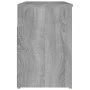 Banco zapatero madera contrachapada gris Sonoma 105x30x45 cm de vidaXL, Zapateros y organizadores de calzado - Ref: Foro24-81...