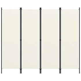 Divider screen with 4 panels white 200x180 cm by vidaXL, Room dividers - Ref: Foro24-320719, Price: 49,78 €, Discount: %