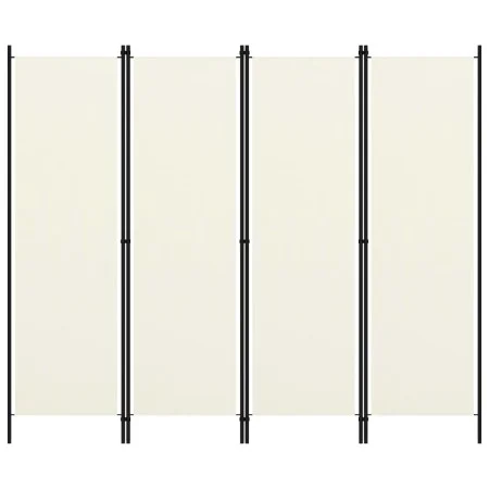 Trennwand mit 4 Paneelen weiß 200x180 cm von vidaXL, Raumteiler - Ref: Foro24-320719, Preis: 49,78 €, Rabatt: %