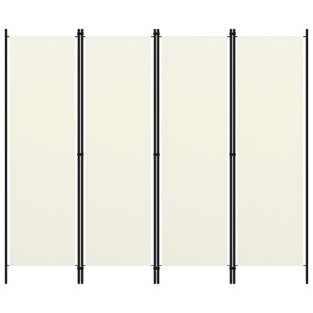 Trennwand mit 4 Paneelen weiß 200x180 cm von vidaXL, Raumteiler - Ref: Foro24-320719, Preis: 34,12 €, Rabatt: %