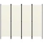Trennwand mit 4 Paneelen weiß 200x180 cm von vidaXL, Raumteiler - Ref: Foro24-320719, Preis: 49,78 €, Rabatt: %