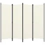 Trennwand mit 4 Paneelen weiß 200x180 cm von vidaXL, Raumteiler - Ref: Foro24-320719, Preis: 49,78 €, Rabatt: %