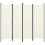 Trennwand mit 4 Paneelen weiß 200x180 cm von vidaXL, Raumteiler - Ref: Foro24-320719, Preis: 34,12 €, Rabatt: %