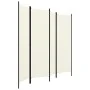 Trennwand mit 4 Paneelen weiß 200x180 cm von vidaXL, Raumteiler - Ref: Foro24-320719, Preis: 49,78 €, Rabatt: %