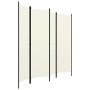 Trennwand mit 4 Paneelen weiß 200x180 cm von vidaXL, Raumteiler - Ref: Foro24-320719, Preis: 34,12 €, Rabatt: %
