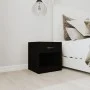 Nightstands 2 units with black drawer by vidaXL, Nightstands - Ref: Foro24-342583, Price: 58,66 €, Discount: %