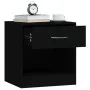 Nightstands 2 units with black drawer by vidaXL, Nightstands - Ref: Foro24-342583, Price: 58,66 €, Discount: %