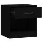 Nightstands 2 units with black drawer by vidaXL, Nightstands - Ref: Foro24-342583, Price: 58,66 €, Discount: %