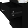 Nightstands 2 units with black drawer by vidaXL, Nightstands - Ref: Foro24-342583, Price: 58,66 €, Discount: %