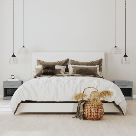 Nightstands 2 units with Sonoma gray drawer by vidaXL, Nightstands - Ref: Foro24-342587, Price: 60,26 €, Discount: %
