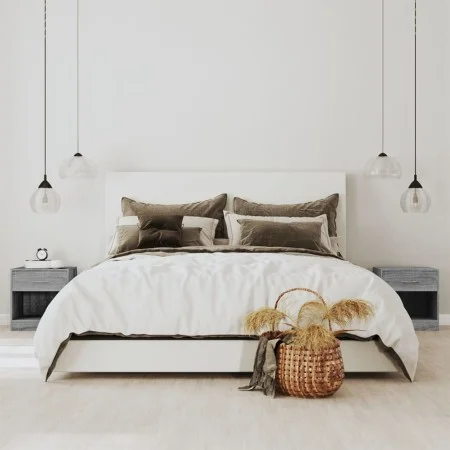 Nightstands 2 units with Sonoma gray drawer by vidaXL, Nightstands - Ref: Foro24-342587, Price: 64,23 €, Discount: %