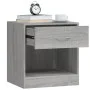Nightstands 2 units with Sonoma gray drawer by vidaXL, Nightstands - Ref: Foro24-342587, Price: 64,23 €, Discount: %